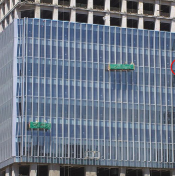 濟(jì)南幕墻五金件更換:高空外墻清洗的方法